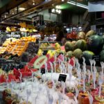 Frutta di IV gamma al mercato de la Boqueria di Barcellona