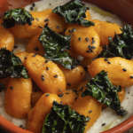 Gnocchi di zucca proposti dallo chef Littleveganwitch