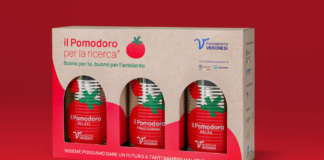 La confezione del Pomodoro per la Ricerca di Fondazione Veronesi