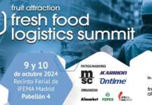 Il Fresh Food Logistics- The Summit in programma a Madrid il 9 e 10 ottobre nell'ambito di Fruit Attraction