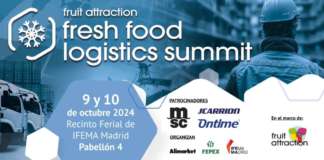 Il Fresh Food Logistics- The Summit in programma a Madrid il 9 e 10 ottobre nell'ambito di Fruit Attraction