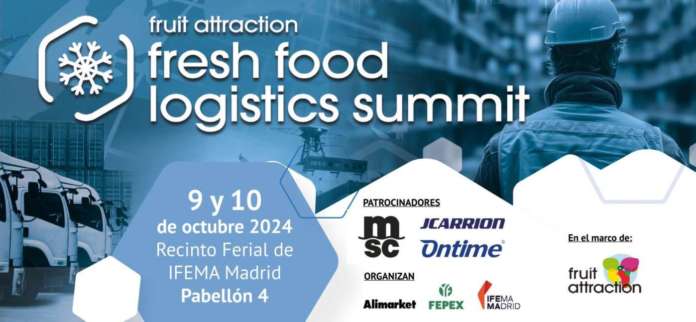 Il Fresh Food Logistics- The Summit in programma a Madrid il 9 e 10 ottobre nell'ambito di Fruit Attraction