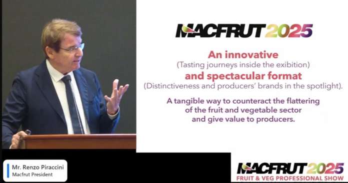 Renzo Piraccini presenta Macfrut 2025 al Cairo