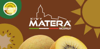 Il claim di Kiwy Matera prodotto da Nicofruit