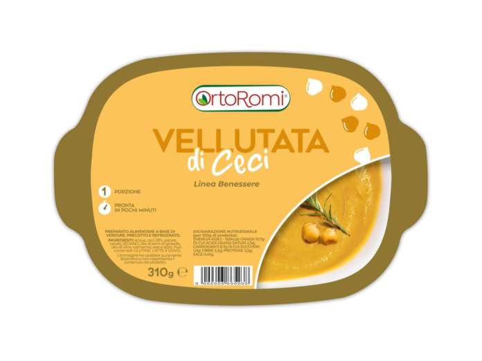 OrtoRomi Vellutata di ceci, linea Benessere